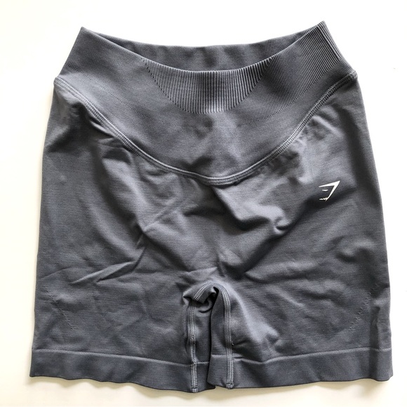 Gymshark S/S Sweat Sculpt Seamless Shorts & Training Bandeau Sports Bra Set - Picture 4 of 5